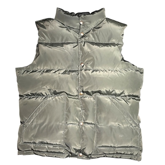 Lands End Puffer Vest Green Size Large - Picture 1 of 9